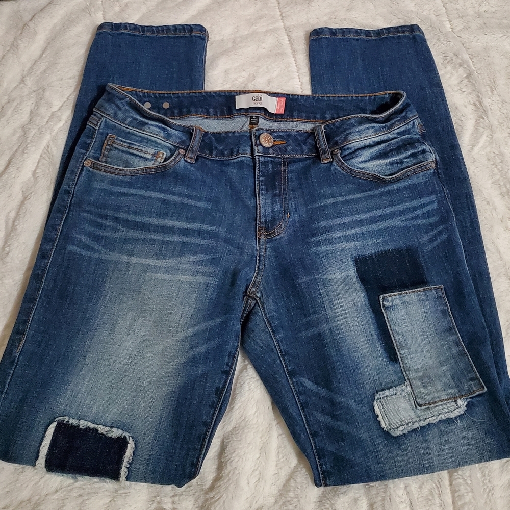 CAbi patchwork jeans